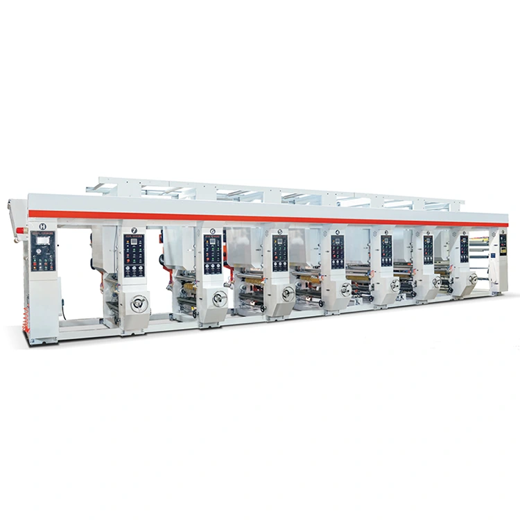 7 färger Gravure Ink Printing Machine