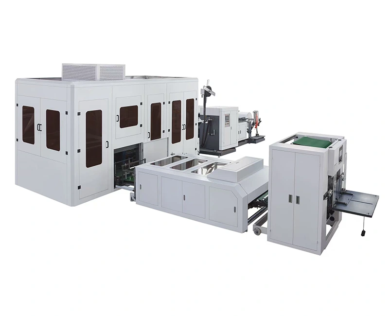 Ultrasonic Non-woven D-Cut och Box Type Bag Making Machine